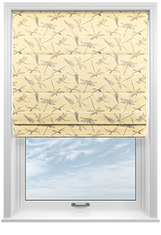 Dragonflies, Spring - Twist&Fit Roman Blind